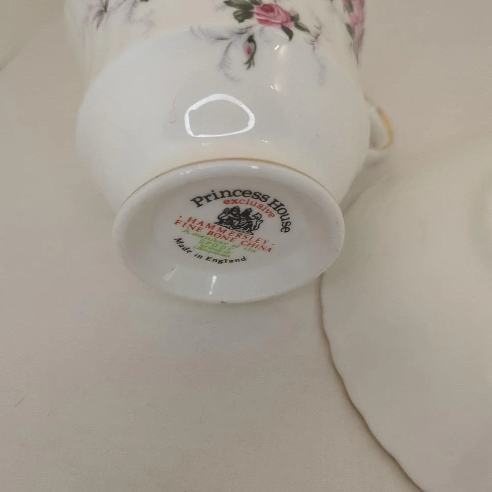 Vintage Princess House Exclusive Hammersley Fine Bone China England Cup & Saucer